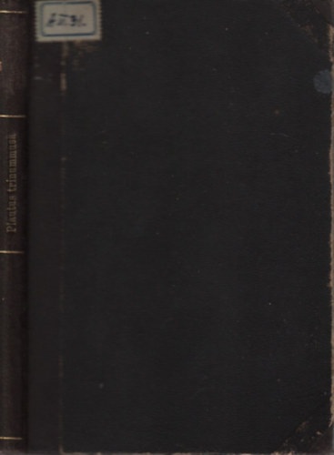 Gerevics Guszt�v  (szerk.) - T. Maccius Plautus trinummusa (iskolai haszn�latra)