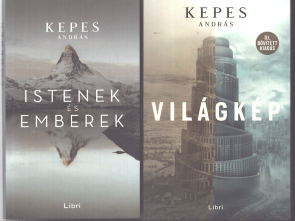 Kepes Andr�s - 2 db Kepes Andr�s k�tet: Istenek �s emberek - Vil�gk�p