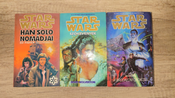 Dave Wolverton, Timothy Zahn Ed Fisher - 3 regény a Star Wars univerzumából: Han Solo nomádjai, Szökevények, A Birodalom örökösei