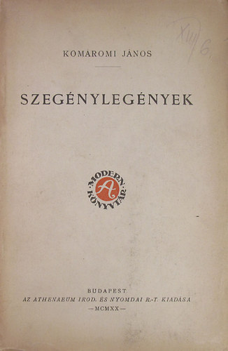 Komáromi János - Szegénylegények