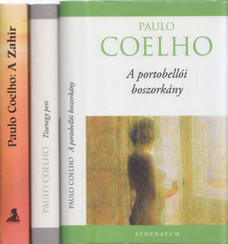 Paulo Coelho - 3db Paulo Coelho regény: A portobellói boszorkány + Tizenegy perc + A Zahir