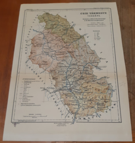 Csik V�rmegye t�rk�pe (Kogutowicz: Megyei t�rk�pek)