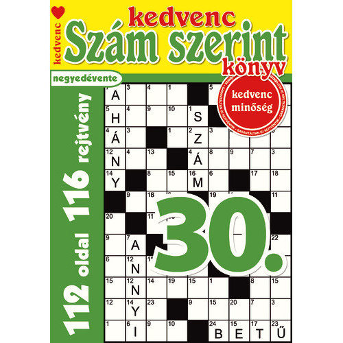 Kedvenc Szám Szerint Könyv 30.