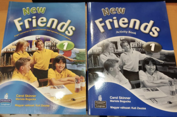Mariola Bogucka, Kuti Zsuzsa Carol Skinner - 2 db New Friends 1: Activity Book + Angol nyelvknyv az ltalnos iskolk fels tagozatos tanuli szmra