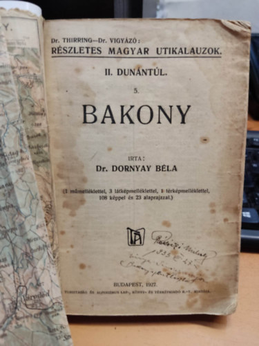 Dr. Thirring- Vigy�z� - Bakony - R�szletes magyar utikalauzok II. Dun�nt�l 5.