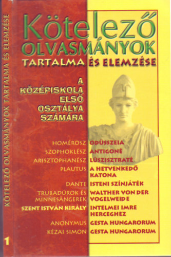 Elekes Szent�gotai Blamka - K�telez� olvasm�nyok tartalma �s elemz�se - A k�z�piskola els� oszt�lya sz�m�ra