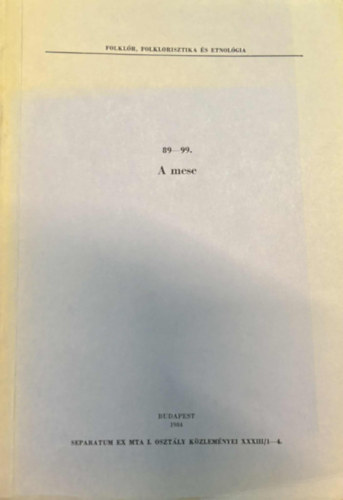 Voigt Vilmos - Mi a mese? (A mesekutat�s leg�jabb erem�nyeir�l)