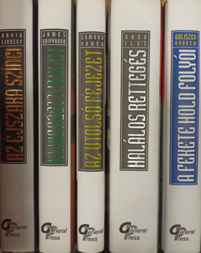 James Grippando, Edmund Power, Greg Iles, Andrew Goliszek Lindsey David - 5 db. reg�ny a Vil�gsikerek sorozatb�l