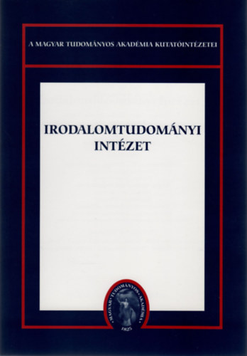 Bodn�r Gy�rgy - Irodalomtudom�nyi Int�zet