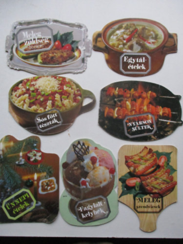 7 db f�zet a Recept�ka sorozatb�l