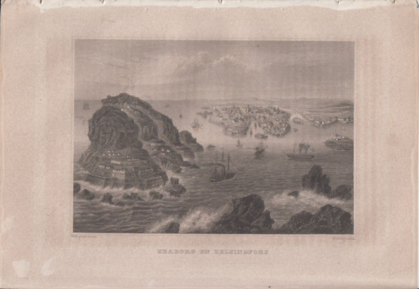 Seaborg en Helsingfors (Erd, Helsinki, Finnorszg, Eurpa) (16x23,5 cm lapmret eredeti aclmetszet, 1856-bl)