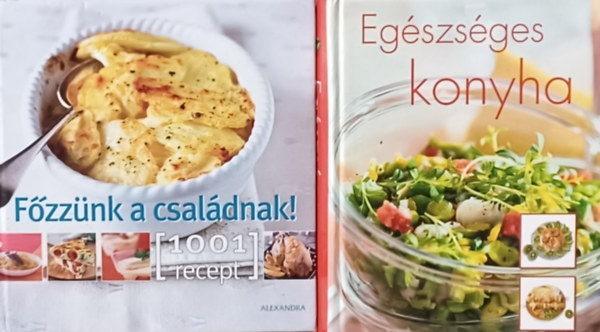 Egszsges konyha + Fzznk a csaldnak! - 1001 recept  (2 m)