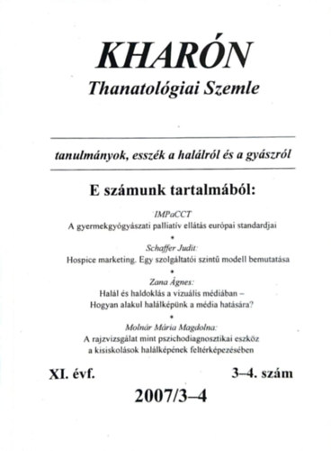 Hor�nyi Ildik� Heged�s Katalin - Khar�n - Thanatol�giai szemle (XI. �vf. - 2007/3-4 - 3-4. sz�m)