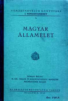 Magyar államélet (Nemzetnevelők Könyvtára)