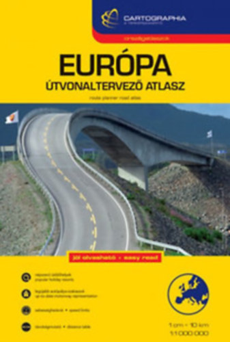 Tbb szerz - Eurpa tvonaltervez atlasz - 1:1000000