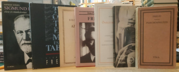 Jean-Paul Sartre, Ernest Jones Sigmund Freud - 7 db Freud: Pszichoanalízis; Mózes; Önéletrajzi írások; Freud; Az ősvalami és az én; Totem és tabu; Sigmund Freud élete és munkássága