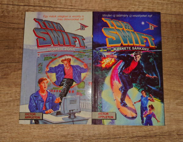 Victor Appleton - A Tom Swift sorozat első két kötete csomagban: Tom Swift - Negatív zóna, Tom Swift - A fekete sárkány