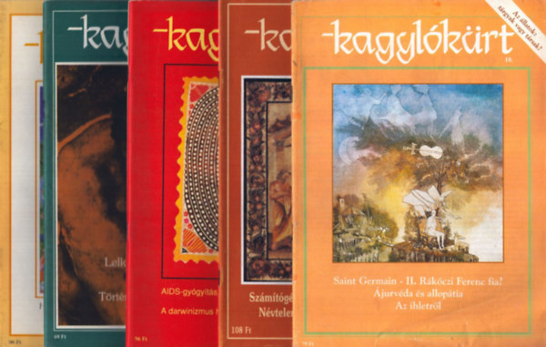 Abhay Narayan - 5 db Kagylókürt folyóirat: 1990/2., 10., 11-12., 14., 17. számok