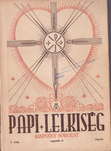 Papi Lelkisg 1944/47  2 s 3. szm