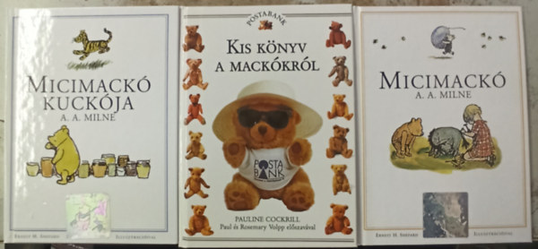 A. A. Milne - Micimackó könyvcsomag (3 kötet): Micimackó +Micimackó kuckója +Kis könyv a mackókról