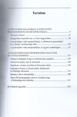 Miskolczy Ambrus - Kazinczy Ferenc útja a nyelvújítástól a politikai megújulásig II.