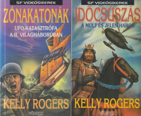 Kelly Rogers - 2 db. SF Videósikerek (Zónakatonák + Időcsúszás)