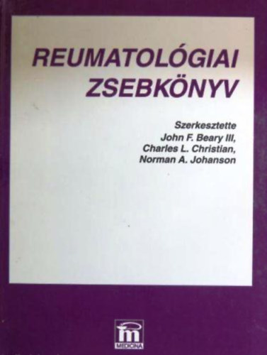 Beary III-Christian-Johanson - Reumatolgiai zsebknyv