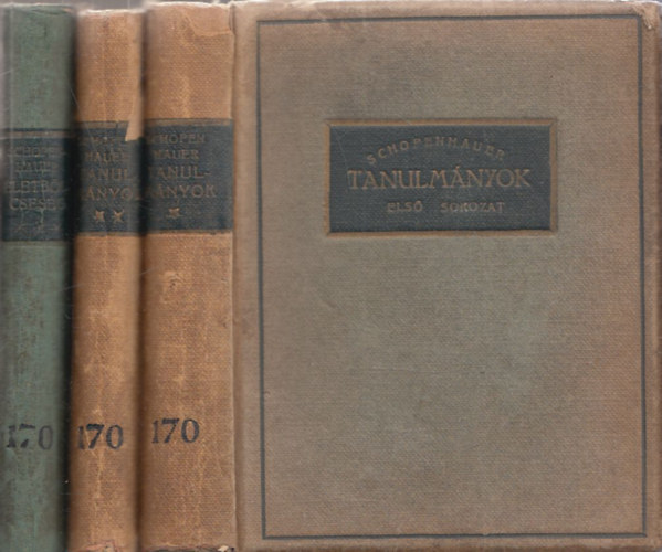A. Schopenhauer - Tanulmnyok I-III.