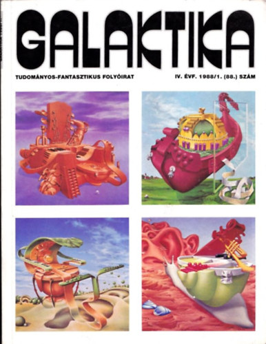 Sziládi János (főszerk.) - Galaktika (1988/1-12. Teljes évfolyam) (lapszámonként, 12 db)