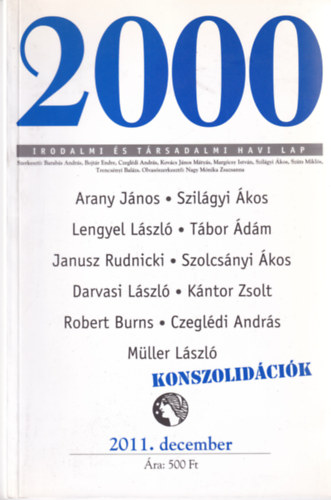 2000 Irodalmi �s T�rsadalmi Havi Lap - 2011. December