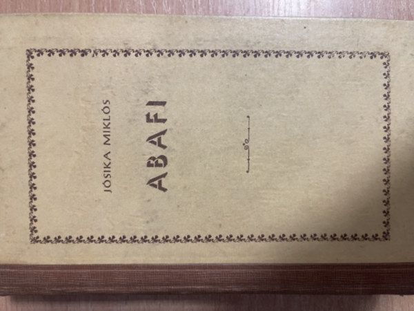 J�sika Mikl�s - Abafi