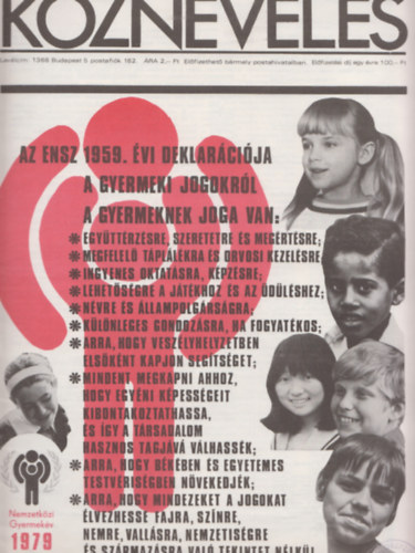 T�th L�szl�  (f�szerk.) - K�znevel�s XXXV. �vfolyam 1. sz�m (1979. janu�r 5.)