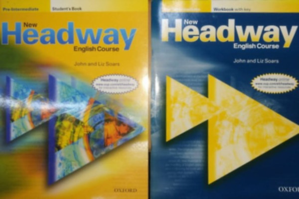 John and Liz Soars - Pre-Intermediate New Headway English Course: Student's Book (SB) + Workbook with Key (WB)(2 ktet)