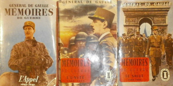 Charles De Gaulle - Mémoires de Guerre I-III.
