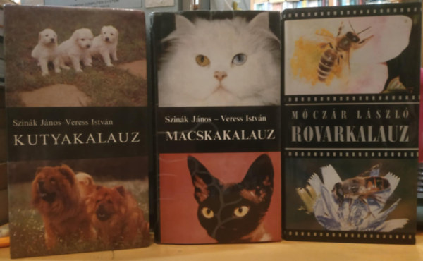 Mczr Lszl Szink Jnos . Veress Istvn - 3 db Kutyakalauz + Macskakalauz + Rovarkalauz