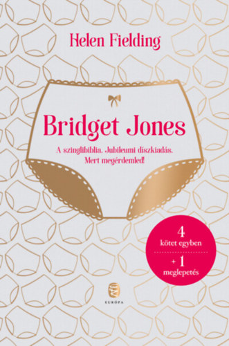 Helen Fielding - Bridget Jones - Jubileumi dszkiads (4 ktet egyben +1 meglepets)