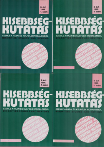 Cholnoky Győző - Kisebbségkutatás-Szemle a hazai és külföldi irodalomból 1999/1-4.