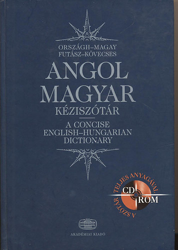 Orszgh- Magay- Futsz- Kvecses - Angol-magyar kzisztr