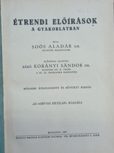 So�s Alad�r Dr. - �trendi el��r�sok a gyakorlatban