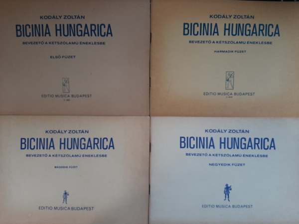Kod�ly Zolt�n - Bicinia Hungarica - Bevezet� a k�tsz�lam� �nekl�sbe I-IV.