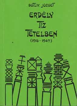 Botlik J�zsef - Erd�ly t�z t�telben (1918-1940)