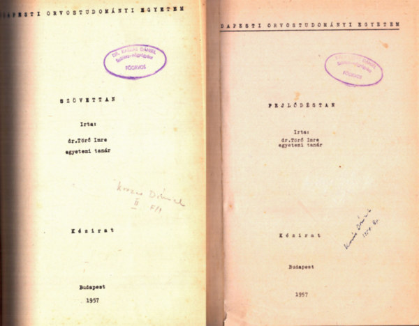 Dr. T�r� Imre - Fejl�d�stan - Sz�vettan