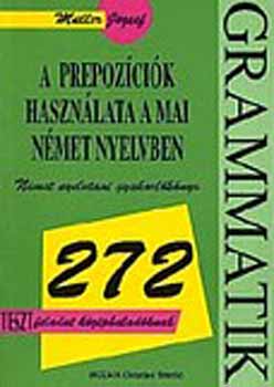 Dr. M�ller J�zsef - A prepoz�ci�k haszn�lata a mai n�met nyelvben