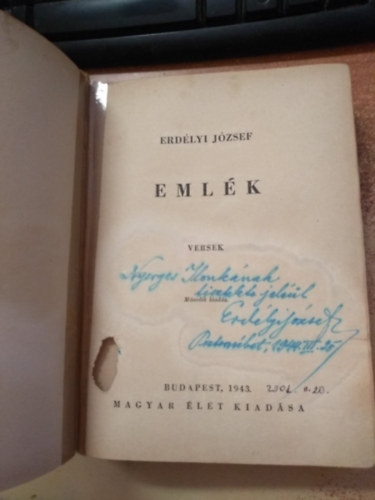 Erd�lyi J�zsef - Eml�k