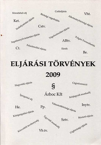 Dr.Br Endre - Eljrsi trvnyek 2009