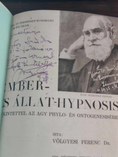 Dr. Vlgyesi Ferenc - Ember s llat-hypnosis (Tekintettel az agy phylo- s ontogenesisre)