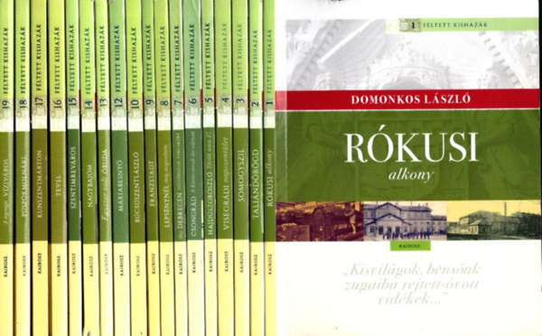 F�ltett kish�zak 1-19. (hi�ny: 11. k�tet)- 18 db.