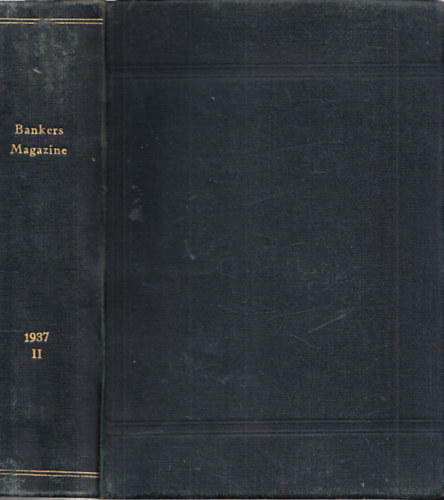 Bankers Magazine 1937/II. félév