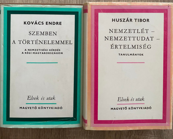 Kovcs Endre, Huszr Tibor - 2db: Szemben a trtnelemmel - A NEMZETISGI KRDS A RGI MAGYARORSZGON + Nemzetlt-nemzettudat-rtelmisg - TANULMNYOK