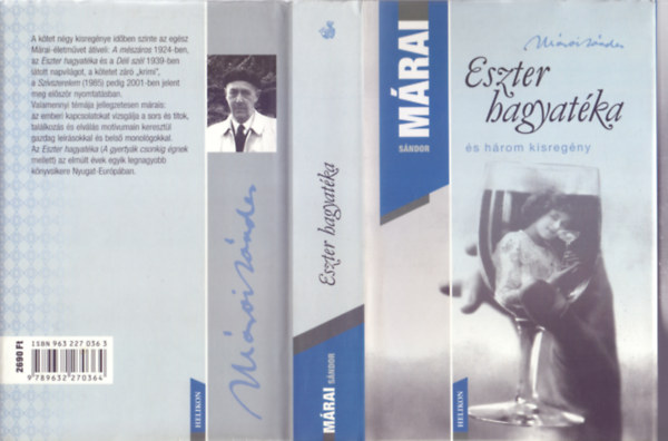Márai Sándor - Eszter hagyatéka és három kisregény (Keményborítós)